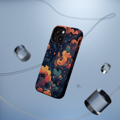 Fox Tail Swirls - iPhone MagSafe Tough Case