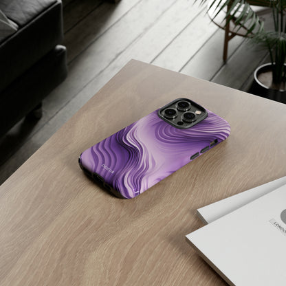 Violet Waves - iPhone Tough Case