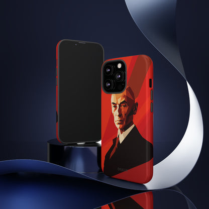 Oppenheimer Minimalist Portrait - iPhone Tough Case