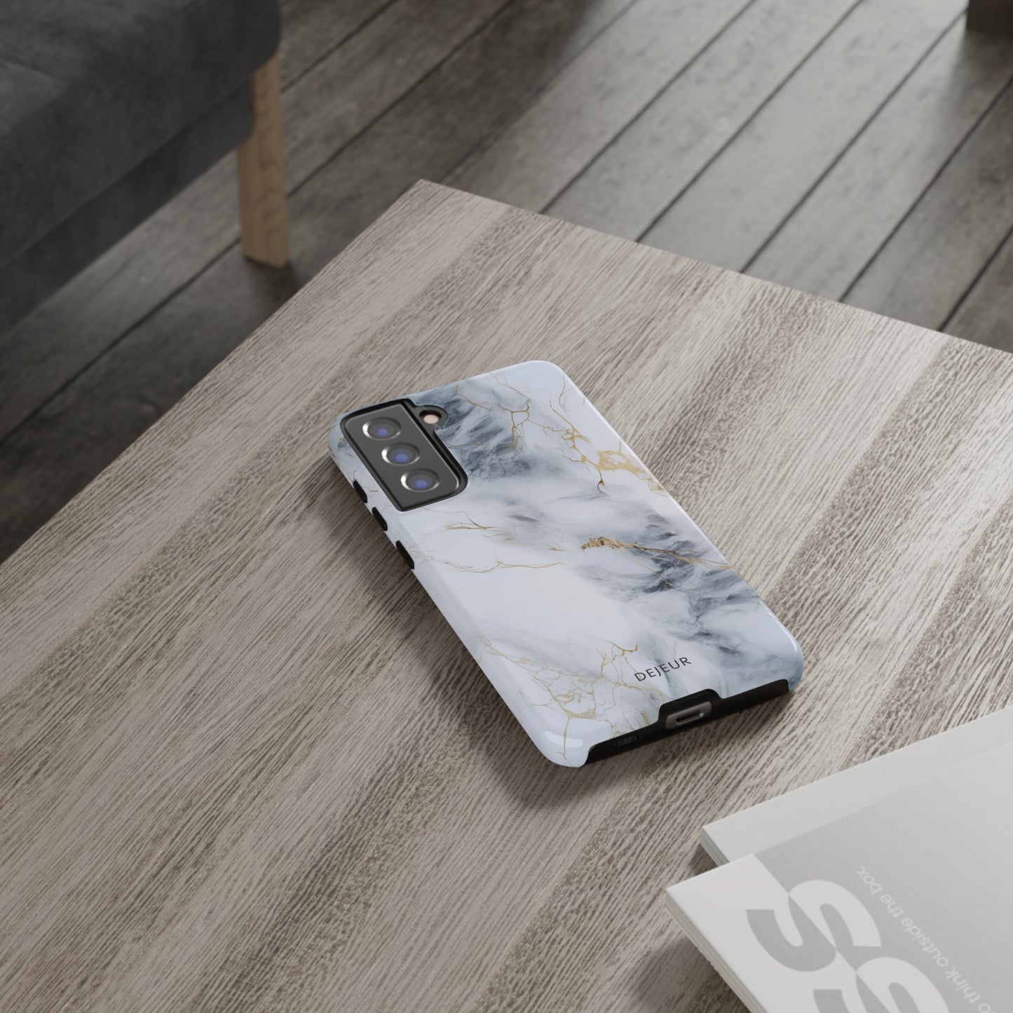 White Gold Marble - Samsung Galaxy Tough Case