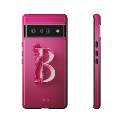 B Hot Pink Splash - Google Pixel Tough Case