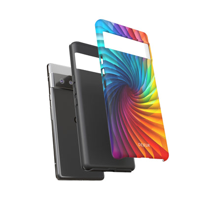 Rainbow Spiral - Google Pixel Tough Case