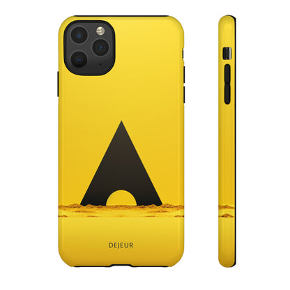 Sun Triangle Yellow - iPhone Tough Case