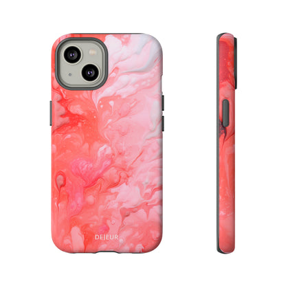 Rose Pink Marble - iPhone Tough Case