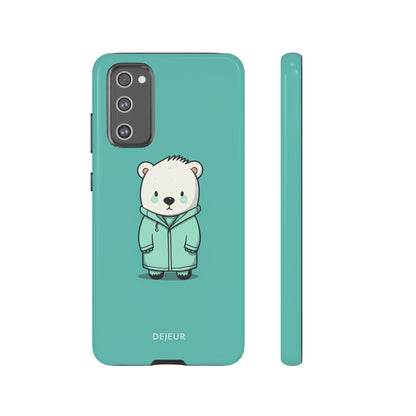 Aqua Coat Bear - Samsung Galaxy Tough Case