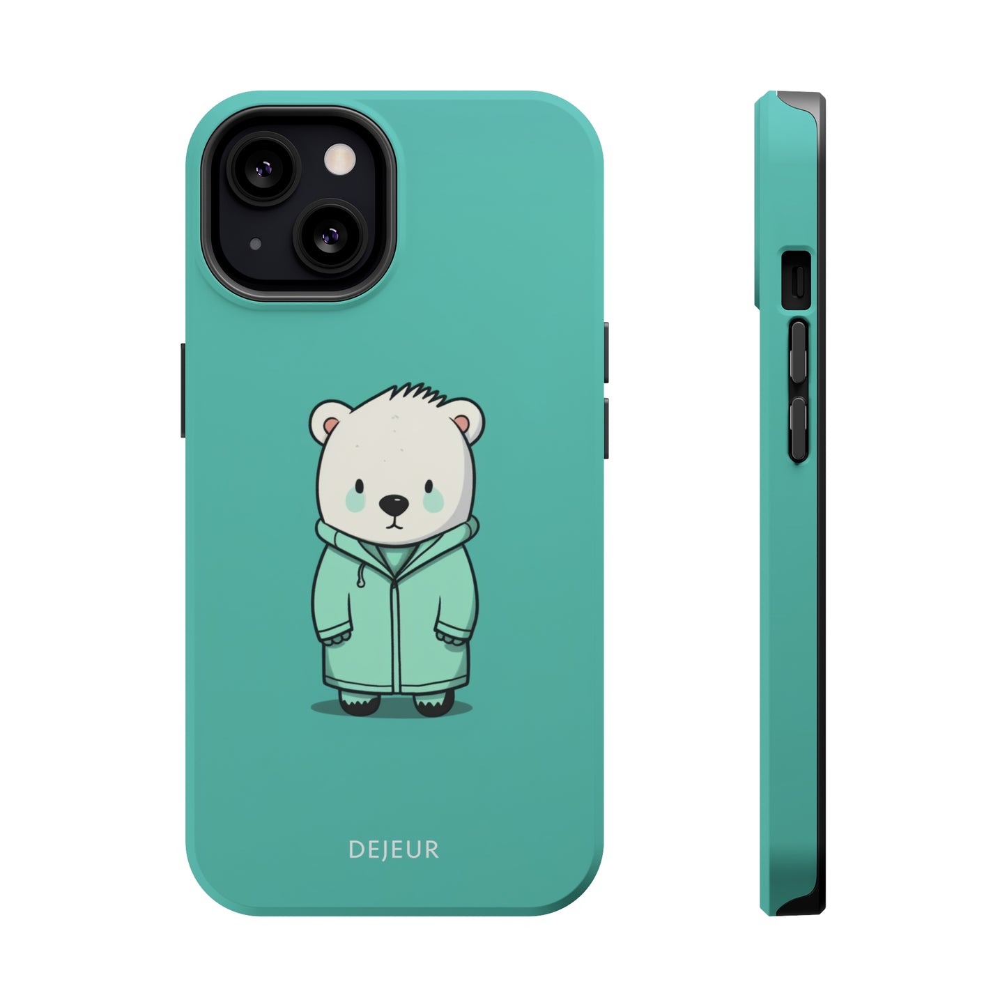 Aqua Coat Bear - iPhone MagSafe Tough Case