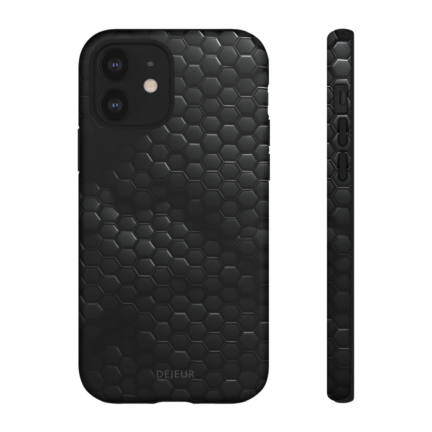 Black Carbon Matrix - iPhone Tough Case