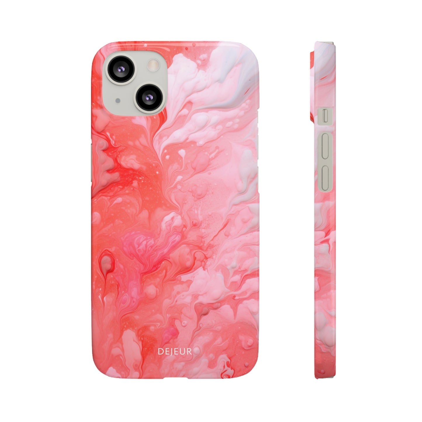 Rose Pink Marble - iPhone Snap Case