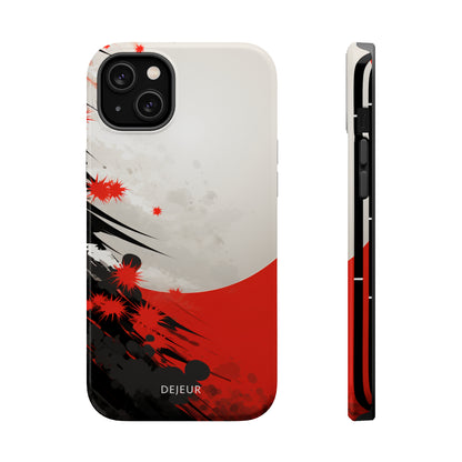 Japanese Abstract Splatter - iPhone MagSafe Tough Case