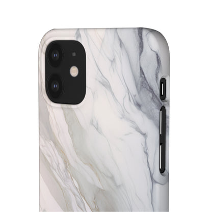 Light Cloud Marble - iPhone Snap Case