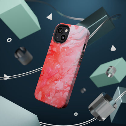 Rose Pink Marble - iPhone MagSafe Tough Case