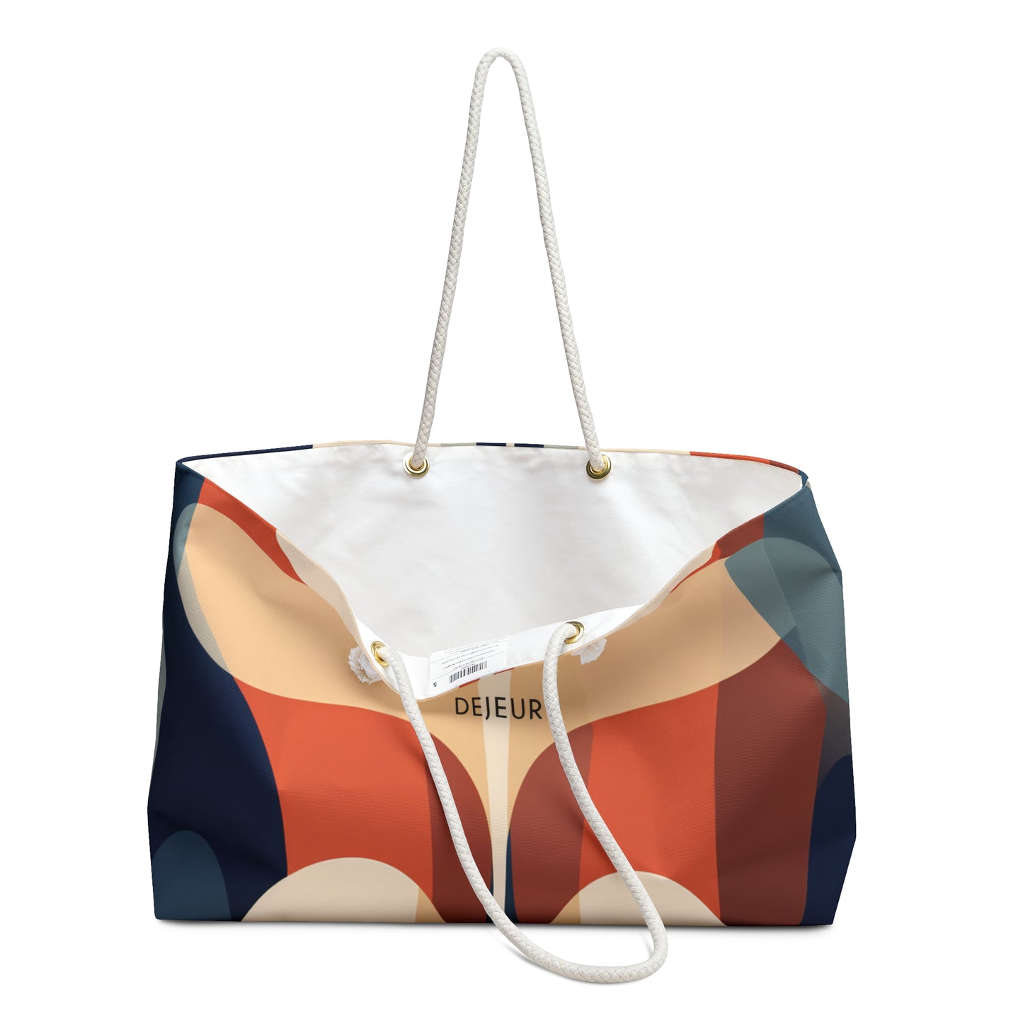 Weekender Tote Bag - Floral Pattern Symmetrical