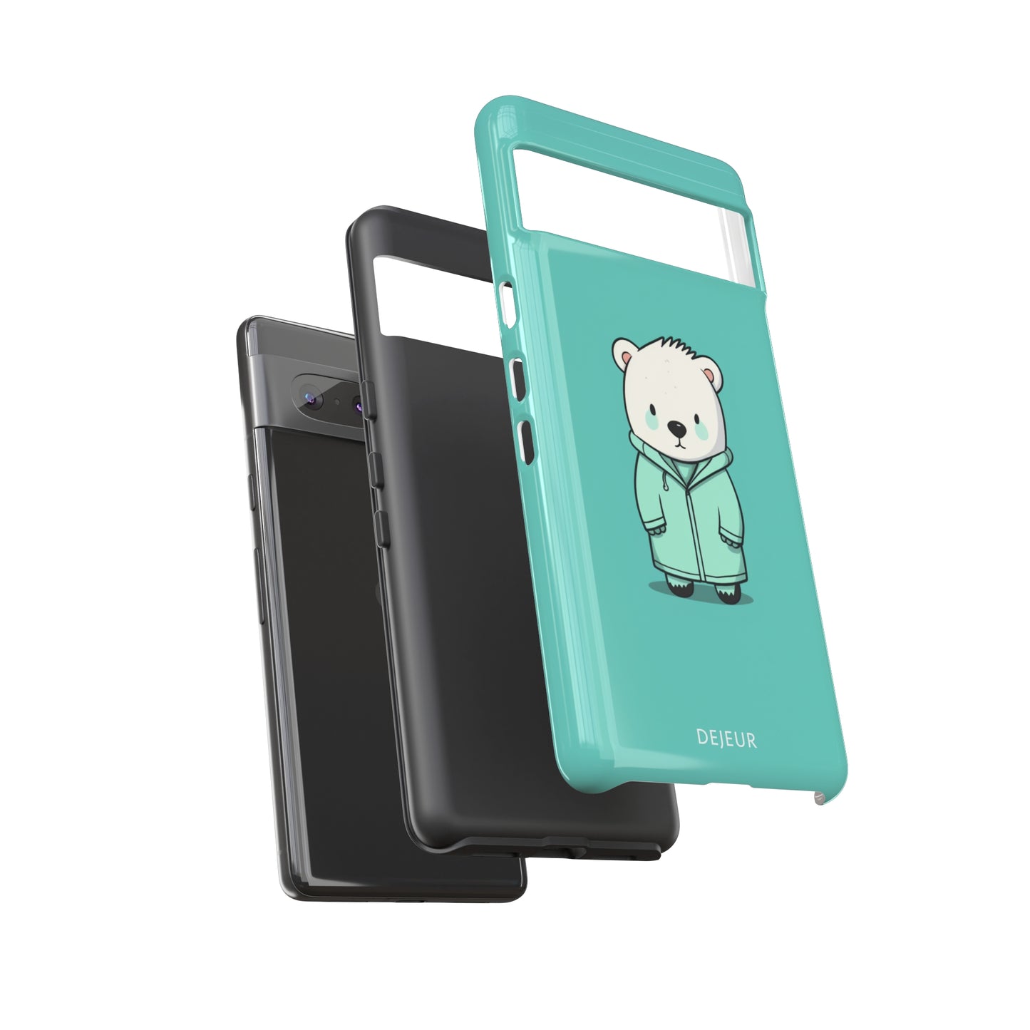 Aqua Coat Bear - Google Pixel Tough Case