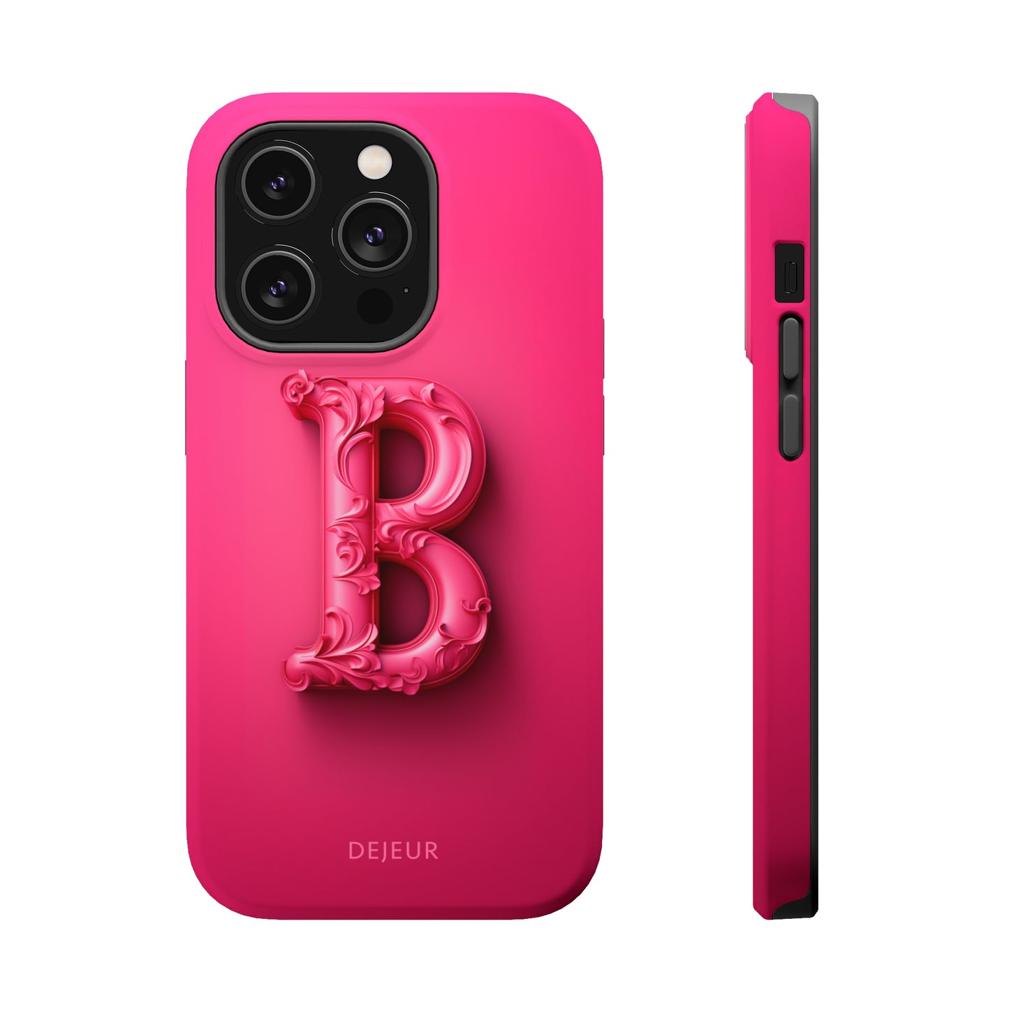 B Hot Pink - iPhone MagSafe Tough Case