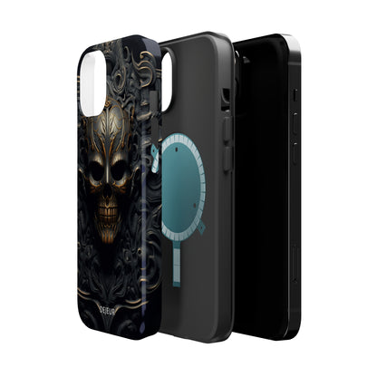 Dark Bronze Skull - iPhone MagSafe Tough Case