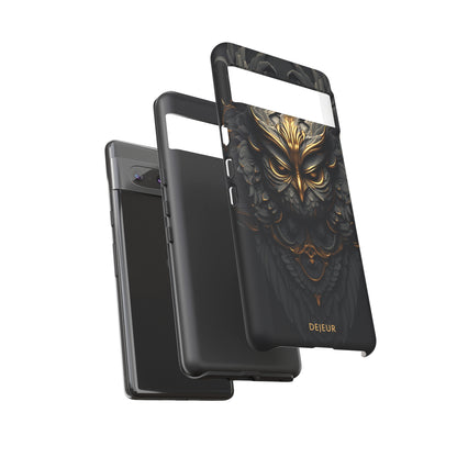 Golden Dark Owl - Google Pixel Tough Case