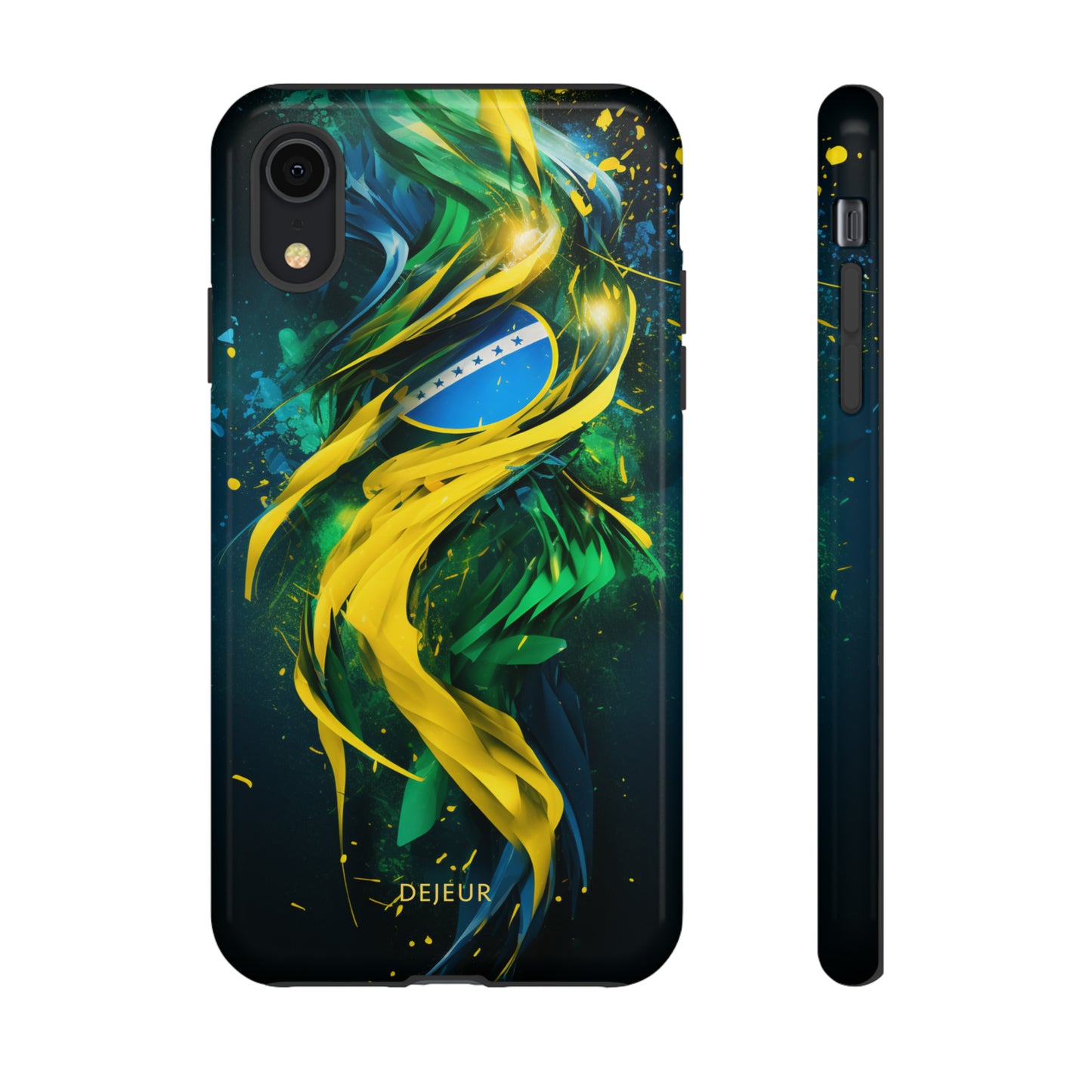 Brazil Splatter Design - iPhone Tough Case