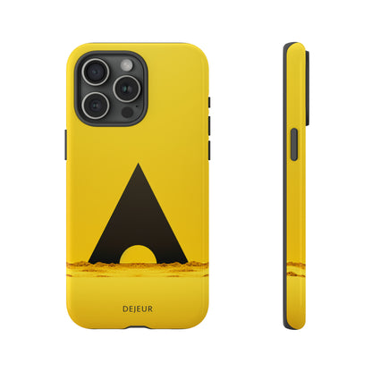 Sun Triangle Yellow - iPhone Tough Case