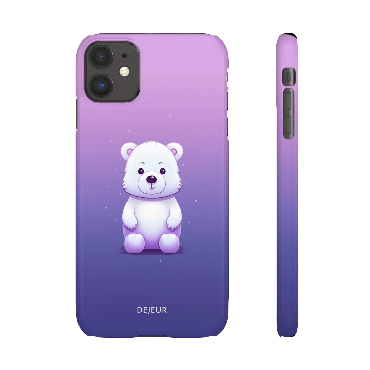 Violet Bear - iPhone Snap Case