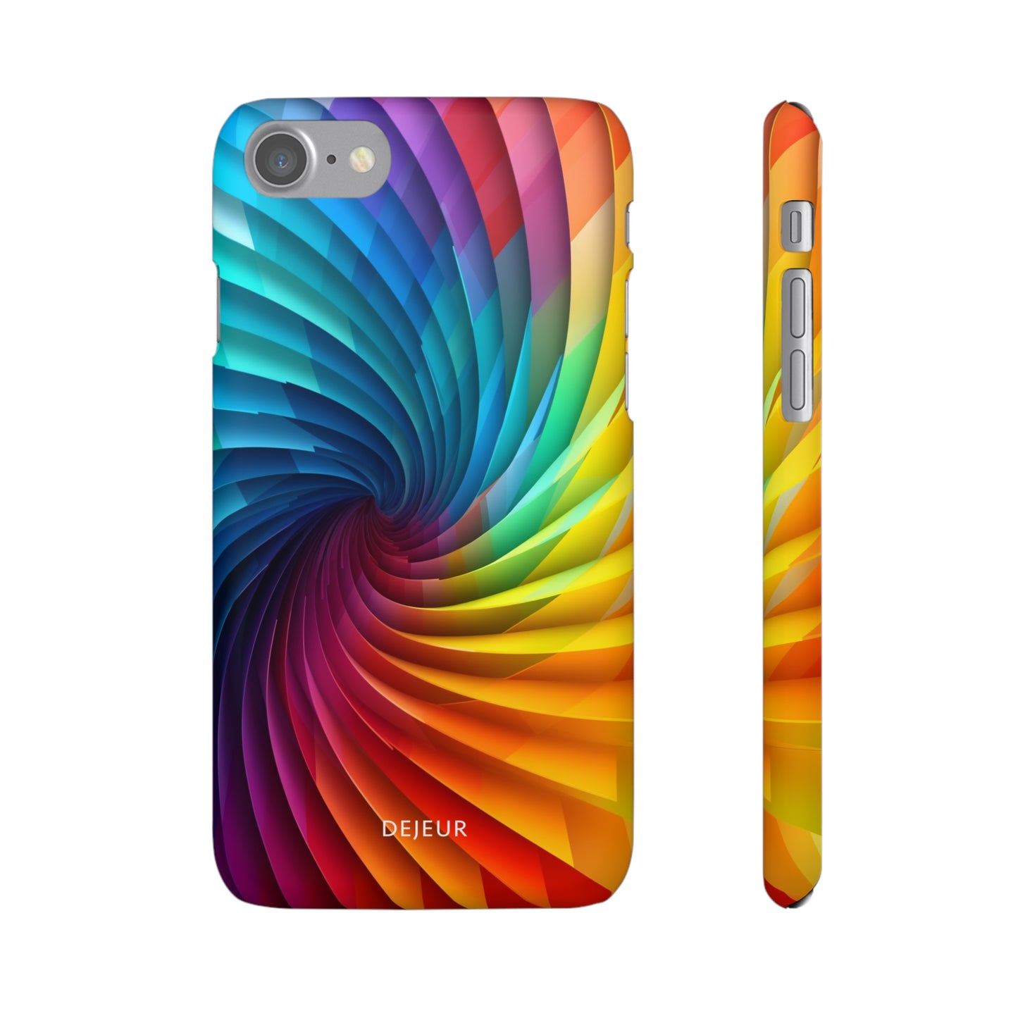 Rainbow Spiral - iPhone Snap Case