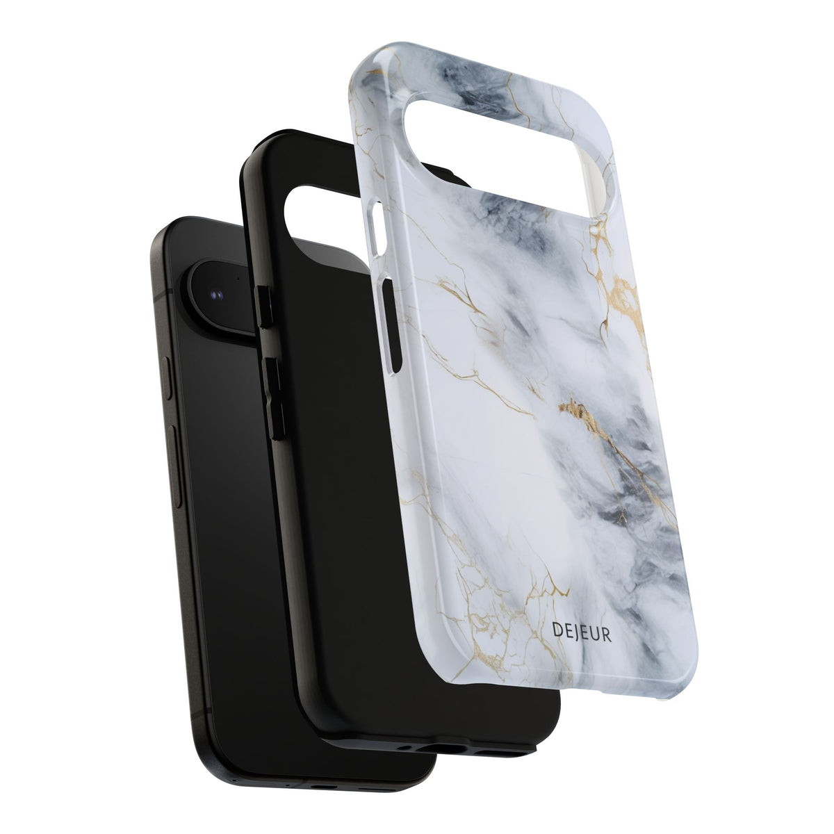 White Gold Marble - Google Pixel Tough Case