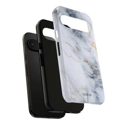 White Gold Marble - Google Pixel Tough Case