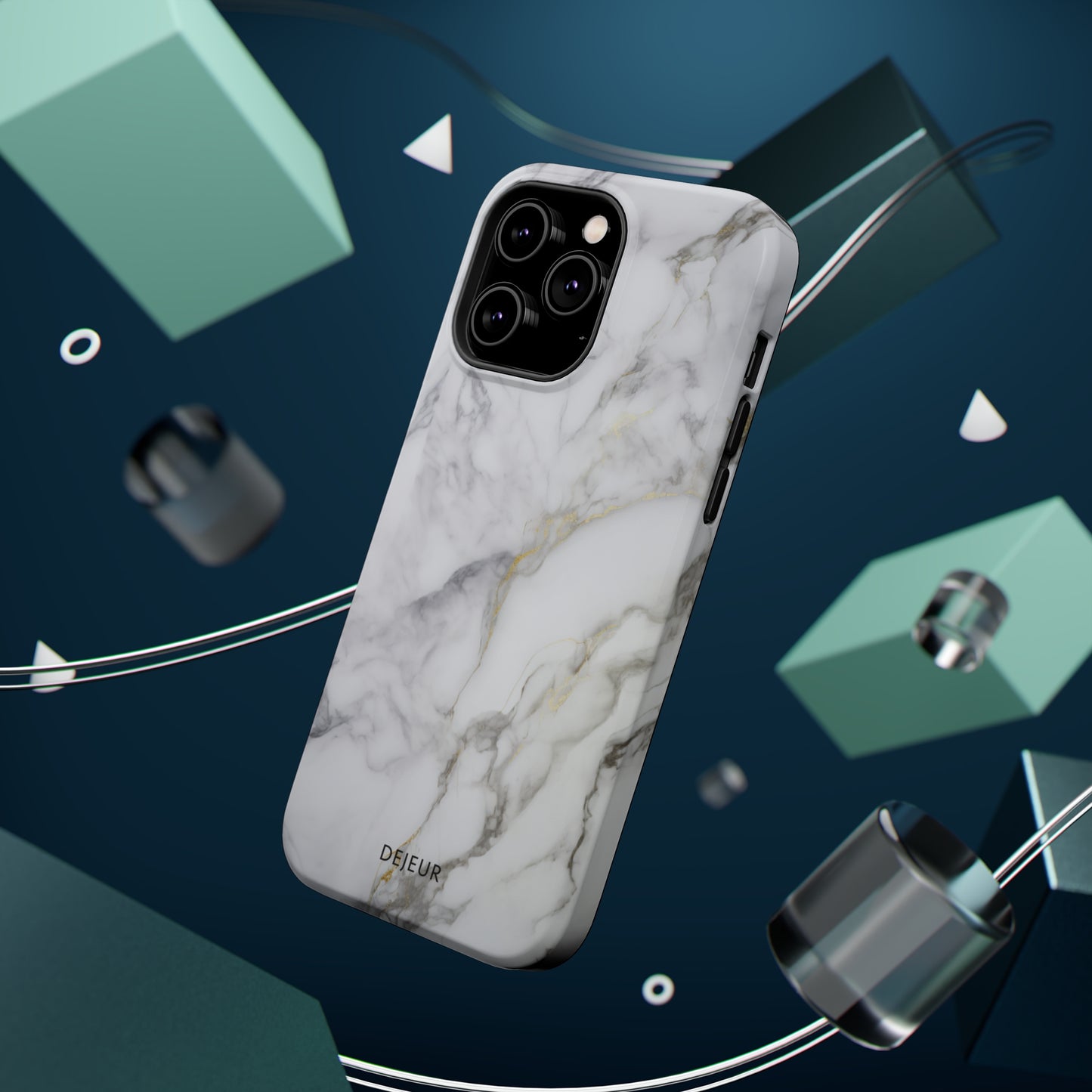 Touch of Gold Classic Marble - iPhone MagSafe Tough Case