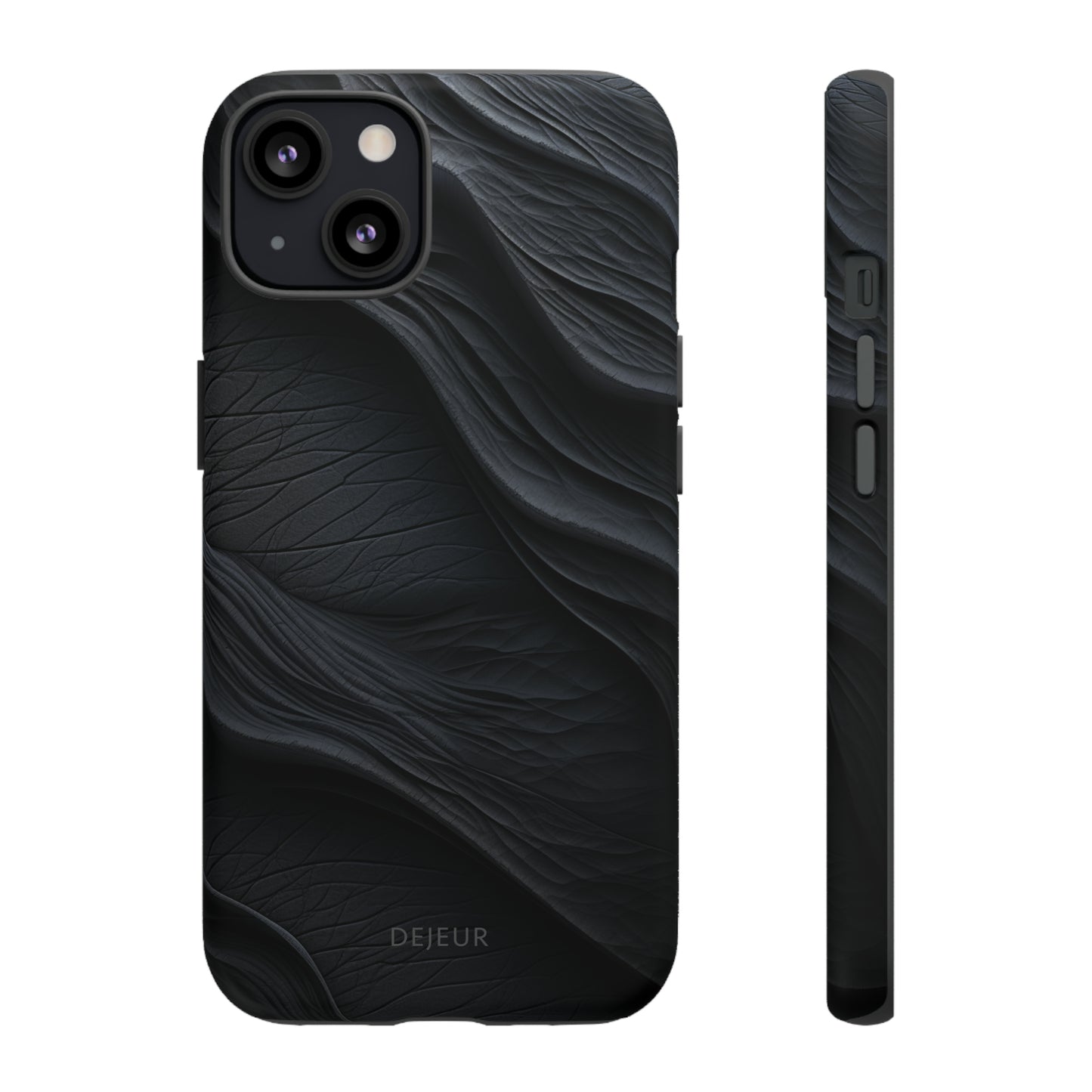 Charcoal Ripples - iPhone Tough Case