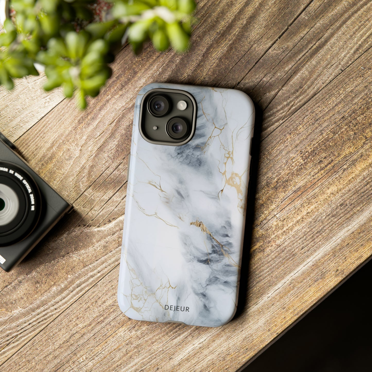 White Gold Marble - iPhone Tough Case