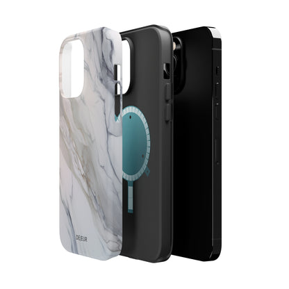 Light Cloud Marble - iPhone MagSafe Tough Case