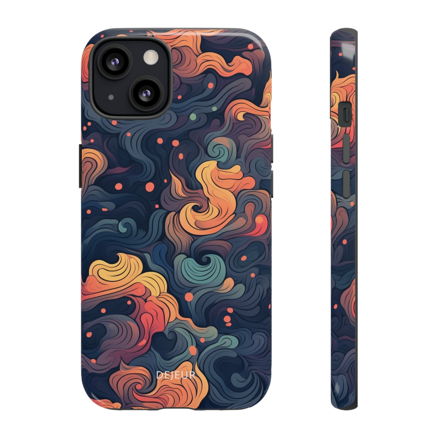 Fox Tail Swirls - iPhone Tough Case