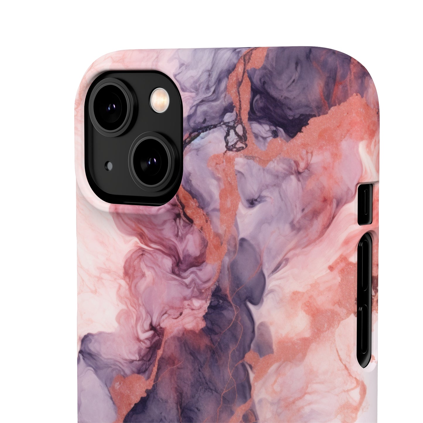 Royal Purple Marble - iPhone Snap Case