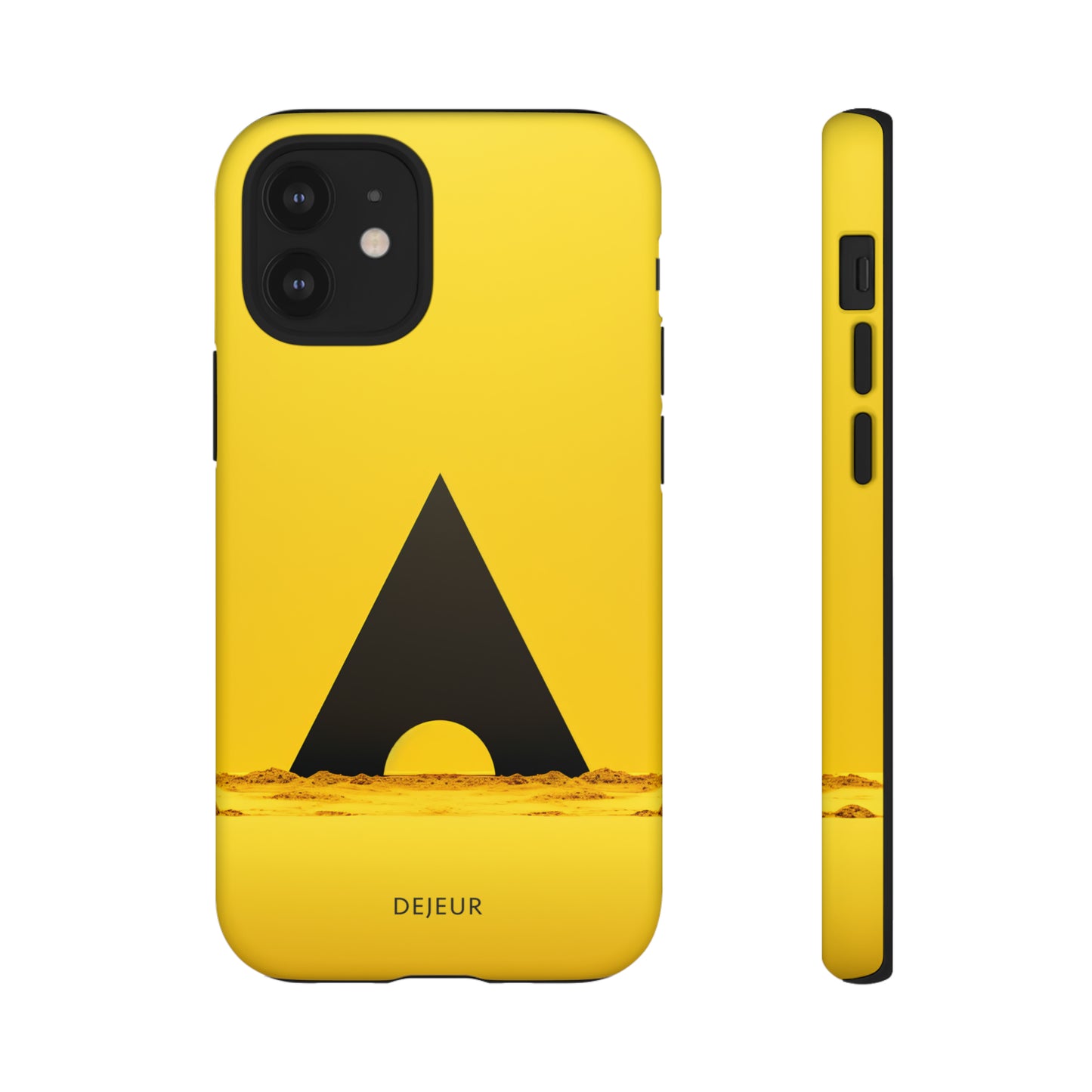 Sun Triangle Yellow - iPhone Tough Case