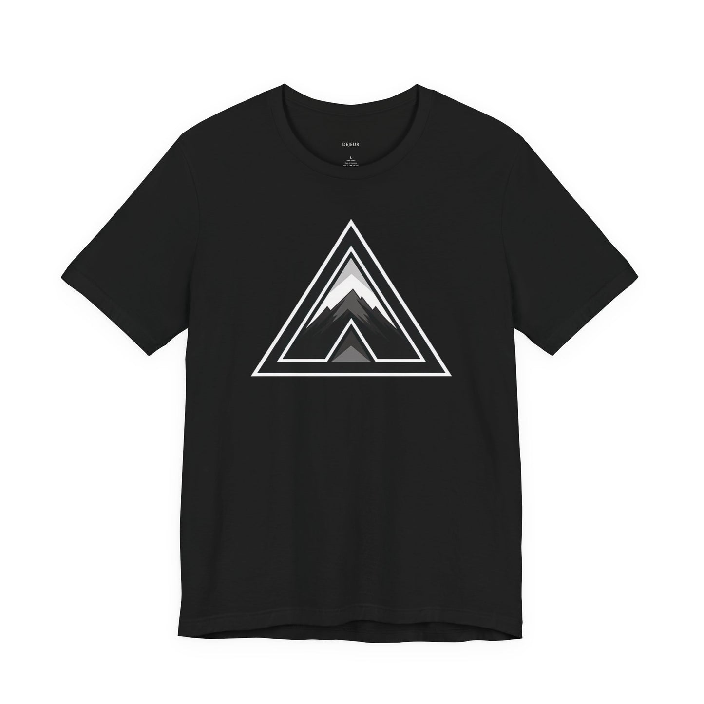 Abstract Triangular Mountain Range Silhouette - Men's T-Shirt