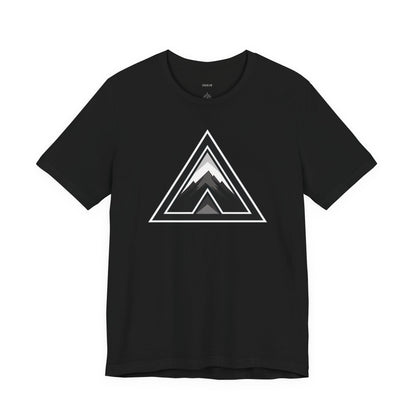 Abstract Triangular Mountain Range Silhouette - Men's T-Shirt