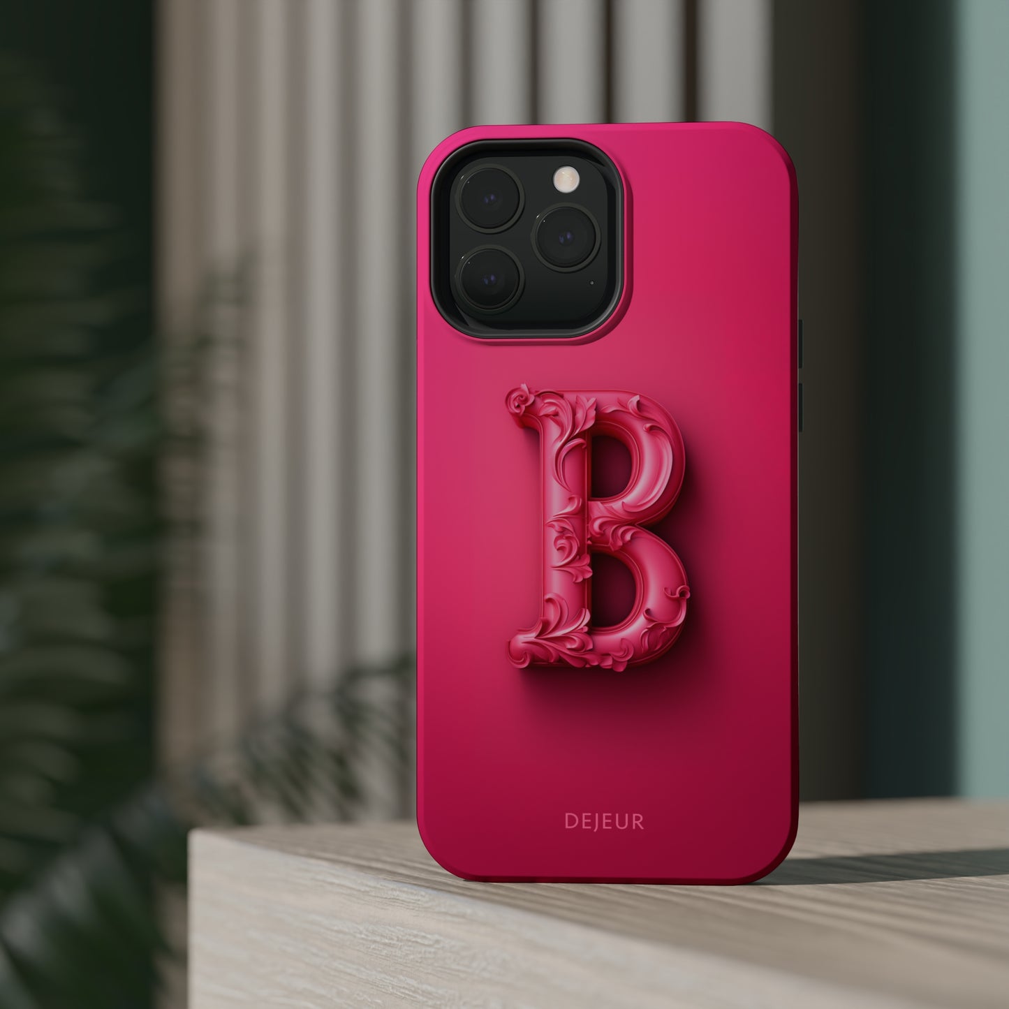 B Hot Pink - iPhone MagSafe Tough Case