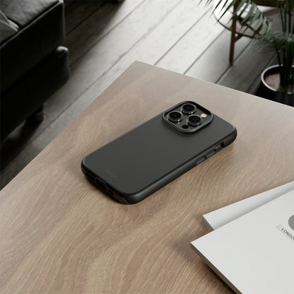 Pure Black - iPhone Tough Case