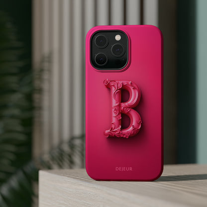 B Hot Pink - iPhone MagSafe Tough Case