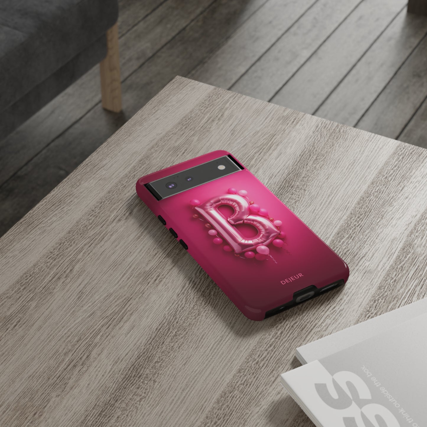 B Magenta Pink Balloons - Google Pixel Tough Case