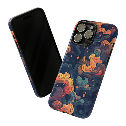 Fox Tail Swirls - iPhone Tough Case