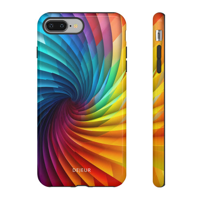 Rainbow Spiral - iPhone Tough Case