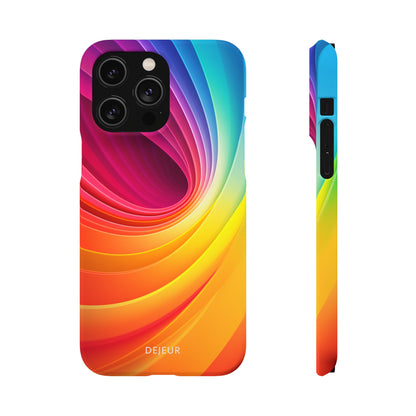 Rainbow Swirl - iPhone Snap Case