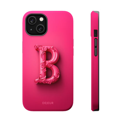 B Hot Pink - iPhone MagSafe Tough Case