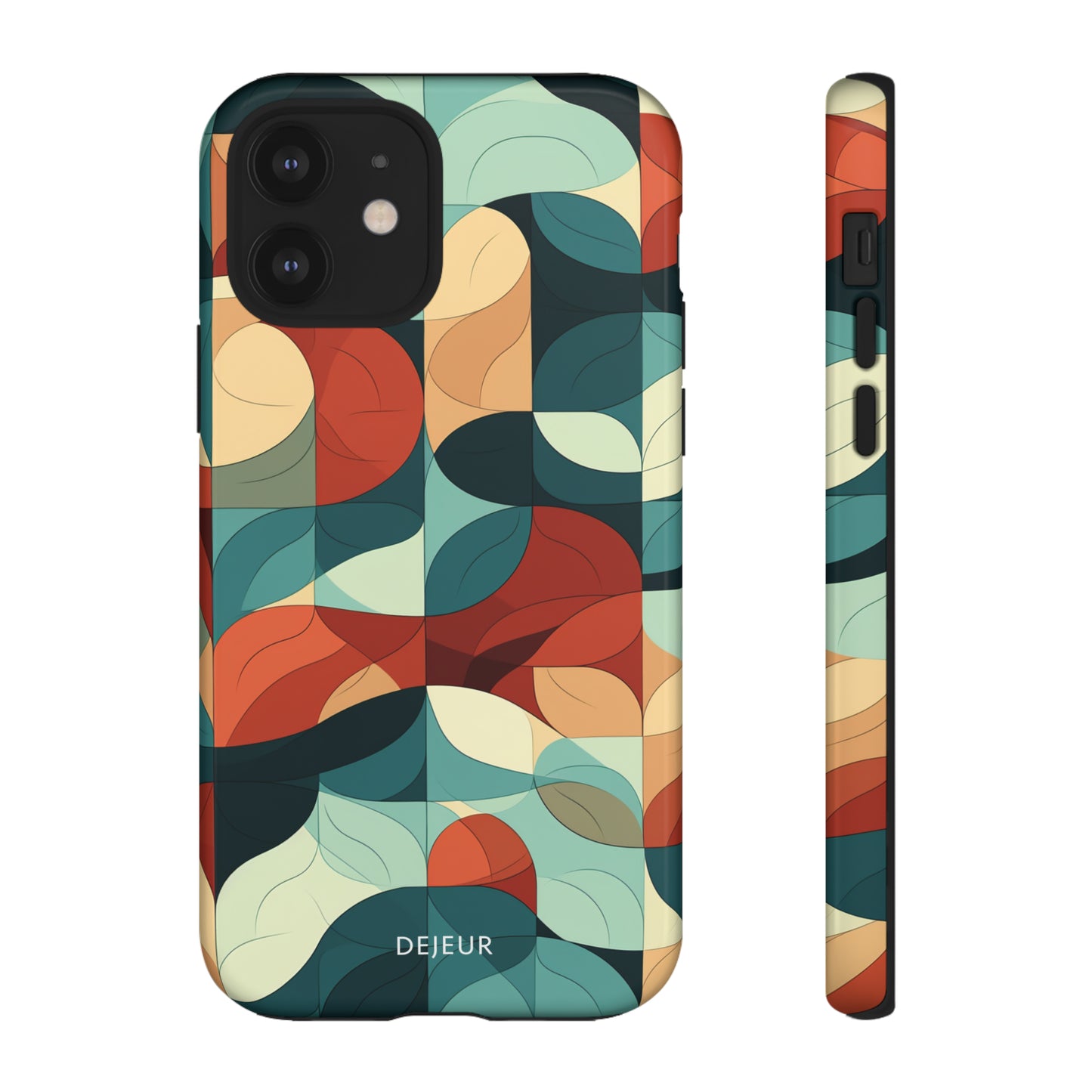 Abstract Circular Shapes - iPhone Tough Case