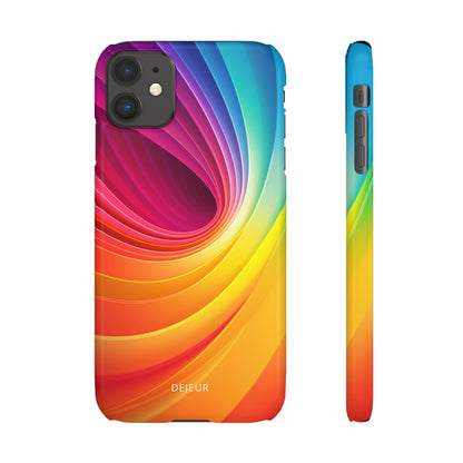 Rainbow Swirl - iPhone Snap Case