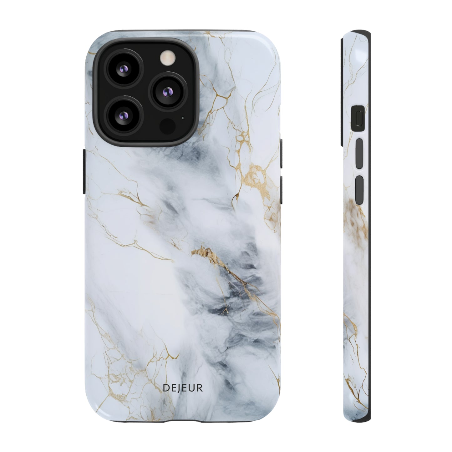 White Gold Marble - iPhone Tough Case