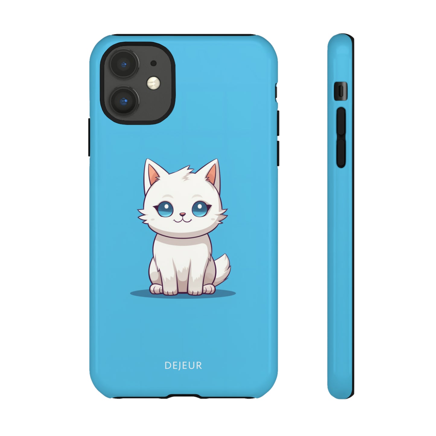 Little Blue Eyed Cat - iPhone Tough Case