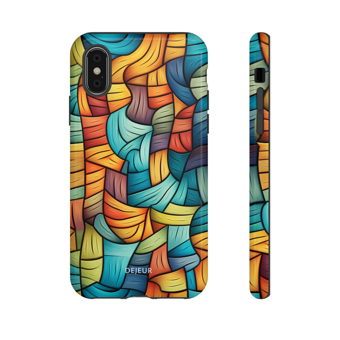 Curved Line Slats - iPhone Tough Case