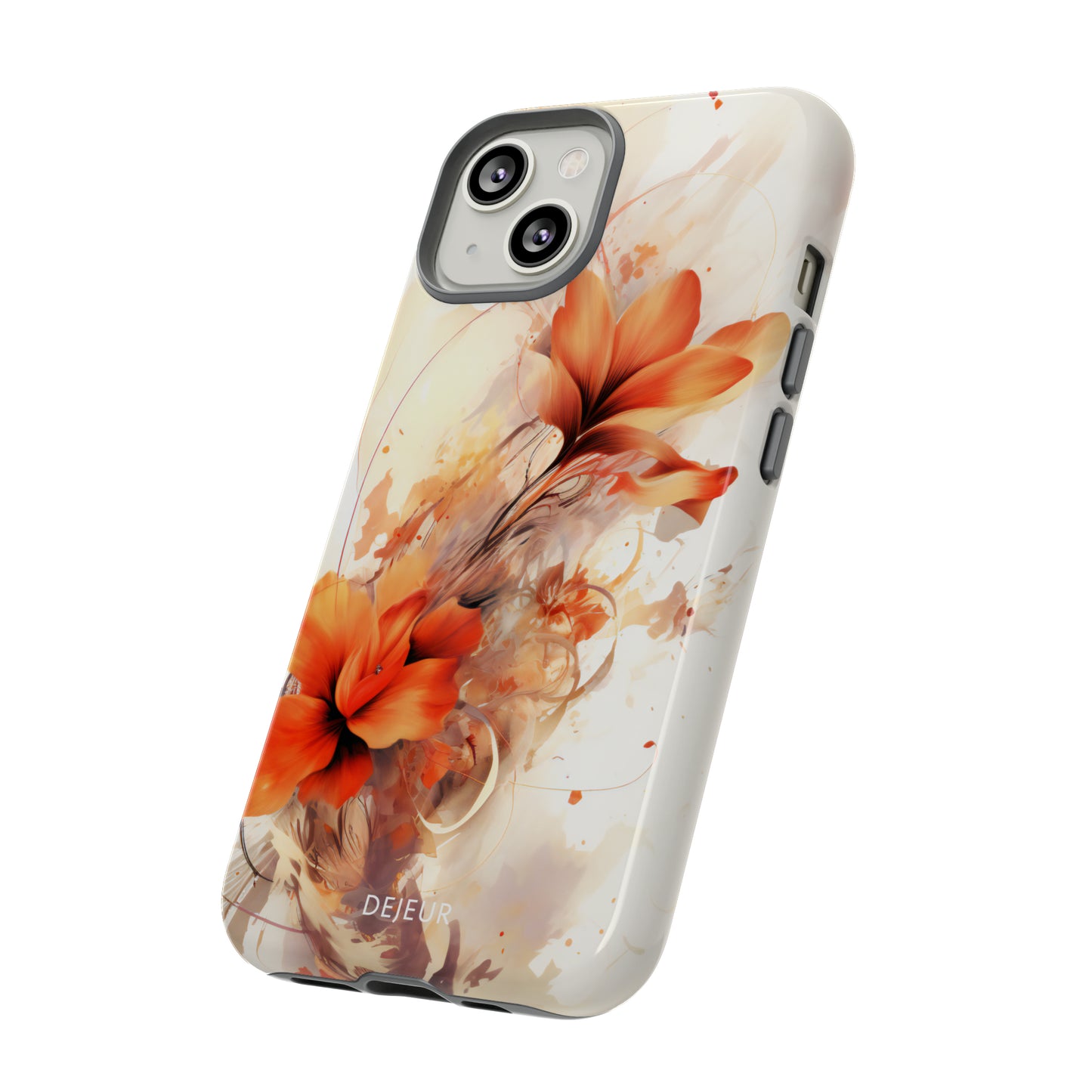 Classic Floral Beige - iPhone Tough Case