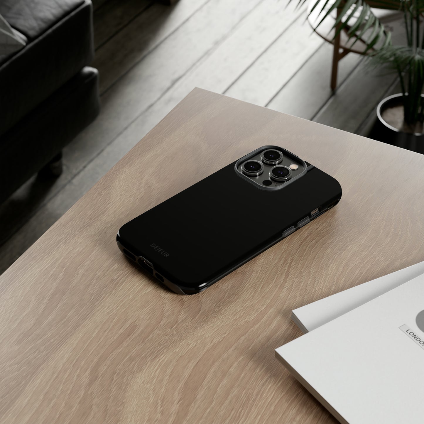 Pure Black - iPhone Tough Case